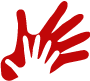 Grafik Kinderhand in Erwachsenenhand