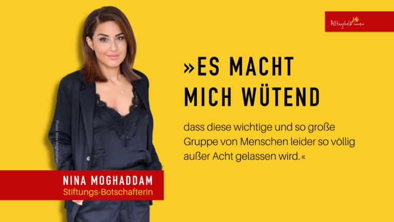 Nina Moghaddam Stiftungs-Botschafterin